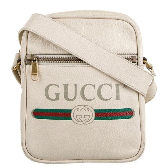 Gucci logo print messenger bag - Picture 1 of 16